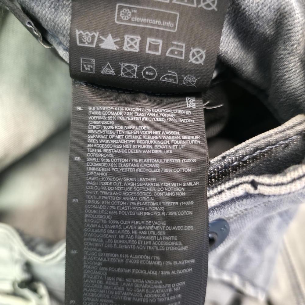 G-Star Raw 5620 3D Zip Knee Skinny Jeans‎ Vintage Oreon Grey Destroyed Sz 29/32 - Picture 8 of 8